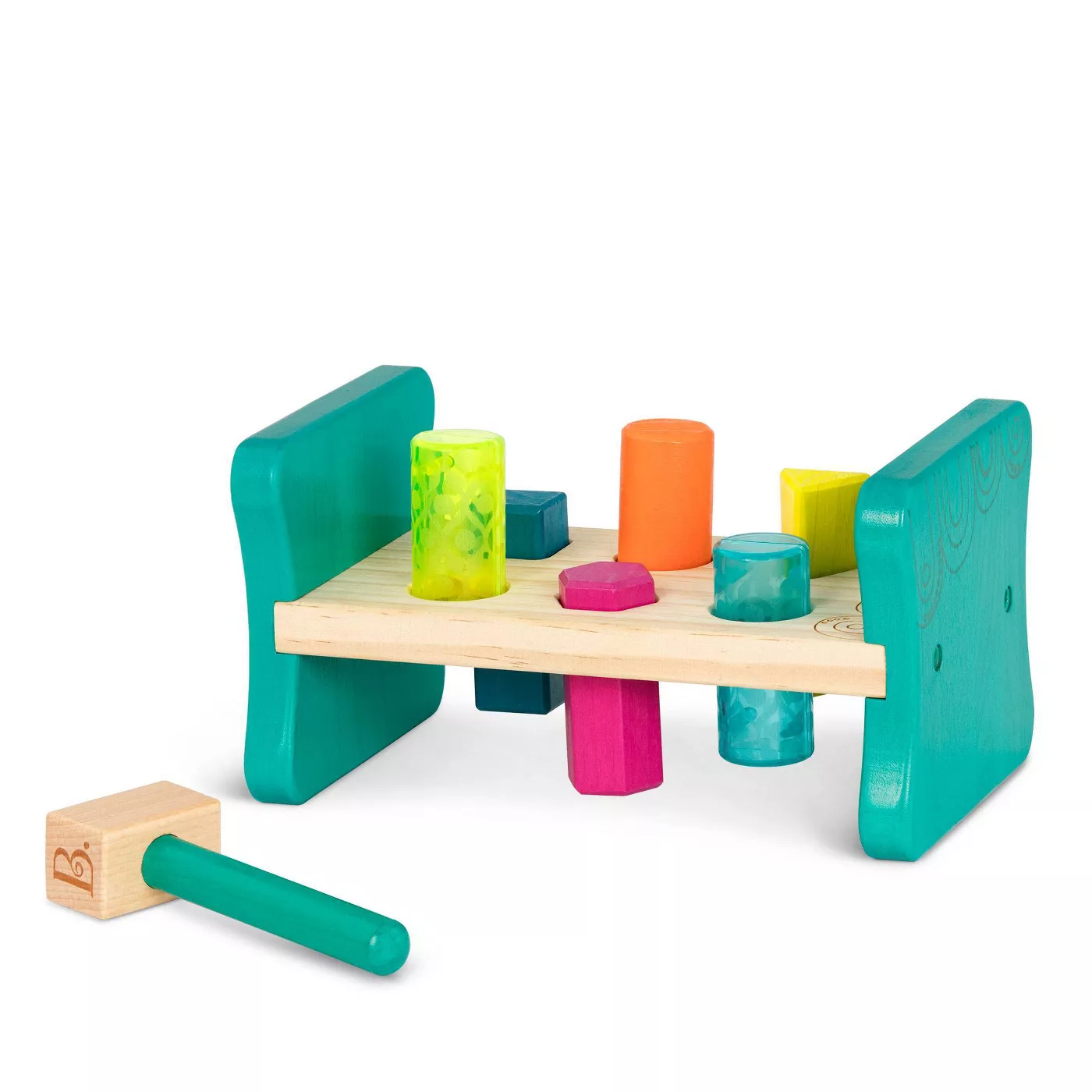 B. Toys Wooden Shape Sorter Hammering Bench - image 1 of 3