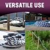 Kemp USA Premium 600 foot  of 3/8 inches  Polypropylene Rope  Royal Blue / White - 4 of 4