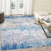 Washable Modern Abstract Rug Non Slip Low Pile Rug Soft Contemporary Throw Floor Cover Foldable Indoor Carpet for Living Room Bedroom Playroom - 4 of 4