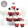 Big Dot of Happiness Ta-Da, Magic Show - Cupcake Decoration - Magical Birthday Party Cupcake Wrappers and Treat Picks Kit - Set of 24 - 2 of 4