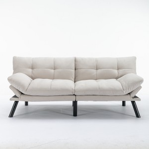 SKRAN Convertible Folding Modern sofa Bed for Living Room, Bedroom, Home, Office, Cream - 1 of 4