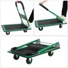 VisioGear Foldable Push Cart Dolly, Moving Platform Hand Truck with 360 Degree Swivel Wheels, Green, 28.7"*19"*32.5" - 2 of 4