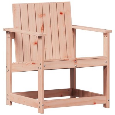 vidaXL Outdoor Patio Chair - Solid Douglas Wood, Armrest & Backrest
