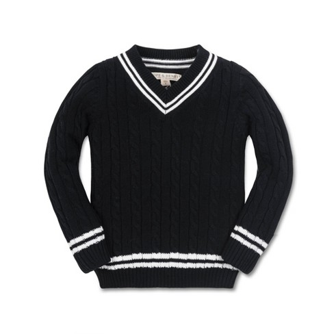 The Wimbledon Online Shop ︳ Mens Core Long Sleeve Cable Knit - White