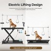 YOOCOZZ Upgraded Electric Pet Grooming Table - 110V/220V, Pro Groomer Recommended, 8-36" Height Adjustable-Black - 3 of 4