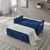 NicBex 2-in-1 Convertible Sleeper Chair,Modern Pull-out Sofa Bed with Adjustable Backrest,Couches with Solid Wood Frame for Living Room - 4 of 4