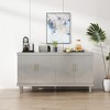 59.84''Large Size 4-Door Cabinet, Same as Living Room, Kitchen, Bedroom, Hallway - 3 of 4