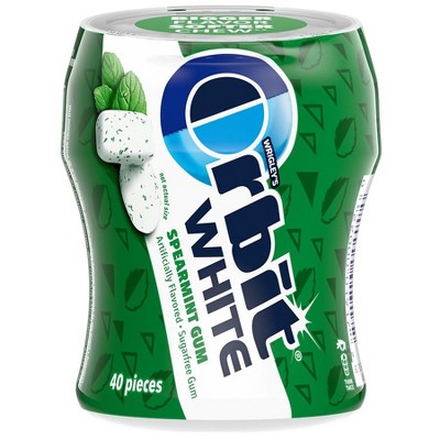 Orbit White Soft Chew Gum Spearmint 40.0 ea
