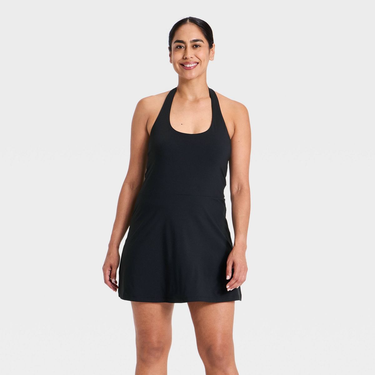 Women's Knit High Neck Halter Active Dress - All In Motion™ - thumbnail 5