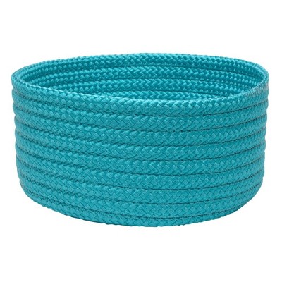Colonial Mills Storage Basics - Turquoise 14"x14"x7" Bowl 100% Polypropylene Round