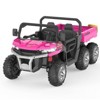 24V 2-Seater Ride On Dump Truck for Kids - 4WD 6-Wheel Electric Car with Parent Remote Control, Bluetooth Music & Dump Bed - 2 of 4