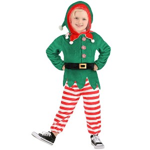 HalloweenCostumes.com Elf Onesie Toddler Costume - 1 of 2