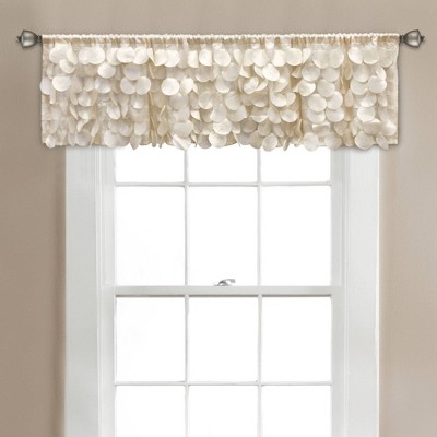 14"x70" Gigi Window Valance Ivory - Lush Décor