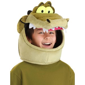 HalloweenCostumes.com One Size   Kids Disney Princess and the Frog Louis Halloween Costume Hat Accessory, Green - 1 of 4