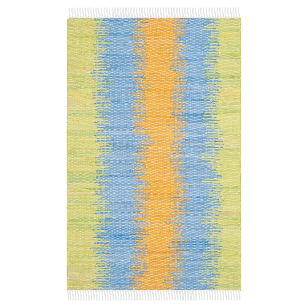 Coletta Flatweave Area Rug - Green / Gold (4'x6') - Safavieh