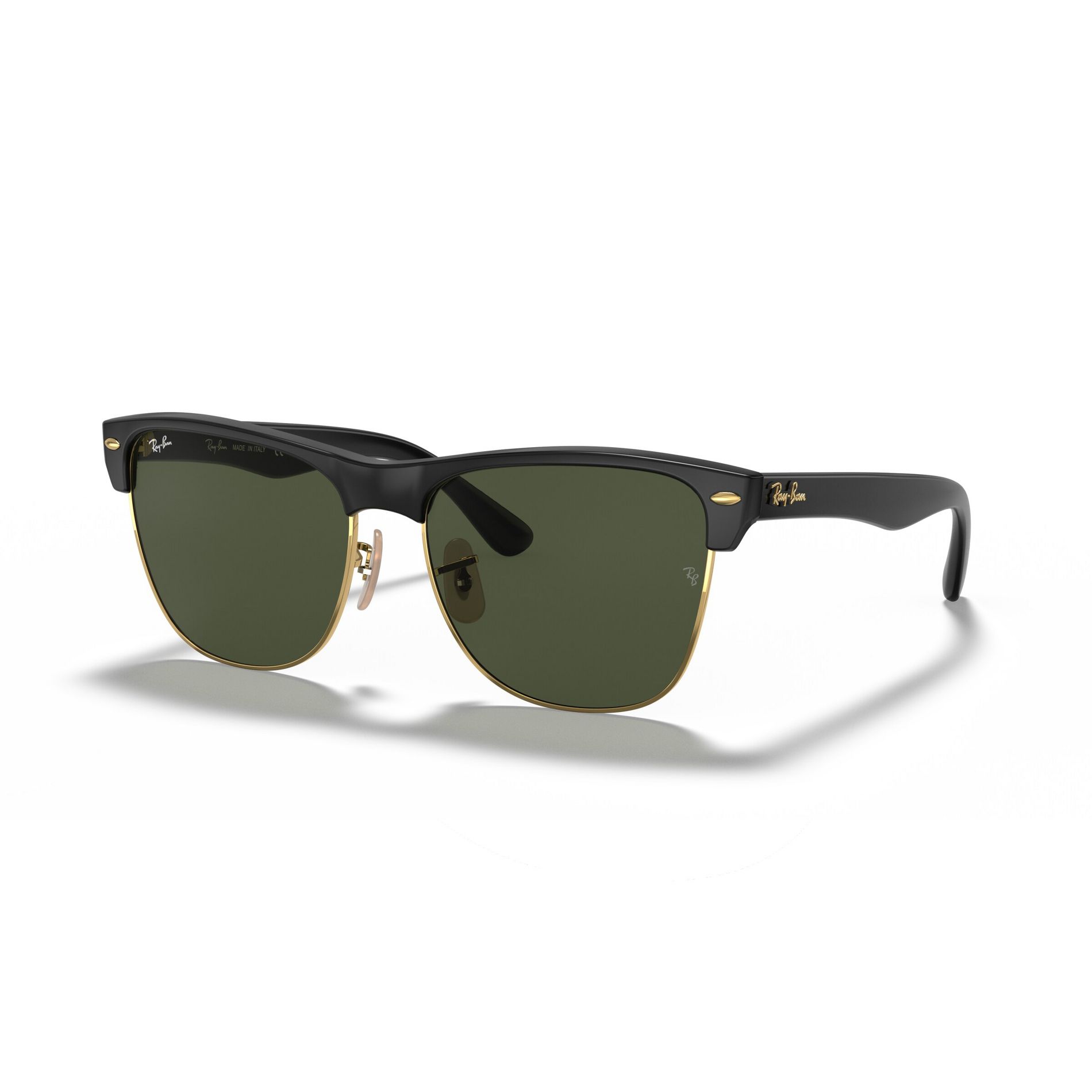 Ray-Ban Clubmaster RB4175 57mm Men's Square Sunglasses Green Classic G-15 Lens