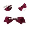 Unique Bargains Elegant Rhinestone Bow Hair Clips 1 Pc - 3 of 4