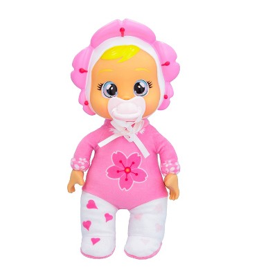 Photo 1 of Cry Babies Tiny Cuddles Happy Flower Sakura with Cherry Blossom Flower Themed Pajamas 9&#34; Baby Doll