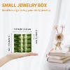 HTUTWOO 4-Layers Rotatable Jewelry Organizer Storage Box, Clear Jewelry Holder Case for Ring Earring Necklaces Bracelets Makeup Hair Accessories - 2 of 4