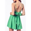 Women's OPEN-BACK SHIRRED TWILL ROMPER - DO+BE - 3 of 3