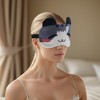 Unique Bargains Soft Cartoon Sleep Mask Snotlout Cat Gray Blue 1 Pc - 2 of 4