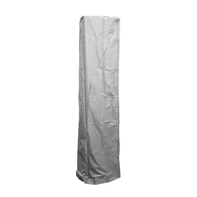 Square Glass Tube Patio Heater Cover - Silver - AZ Patio Covers