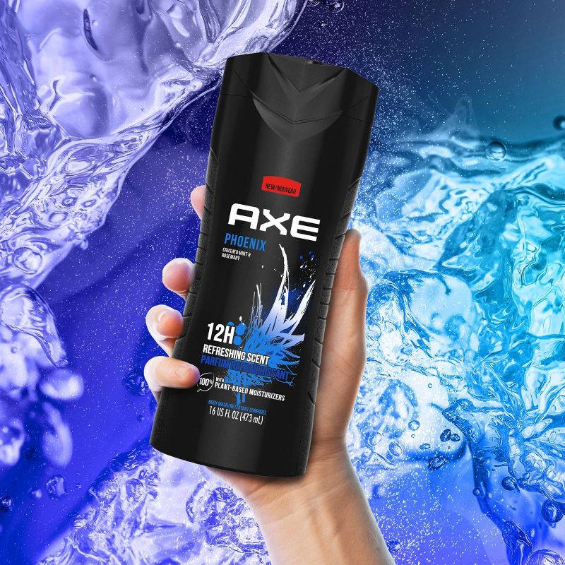 Axe Phoenix Clean + Cool Crushed Mint &#38; Rosemary Scent Body Wash Soap - 2pk/16 fl oz, 5 of 10