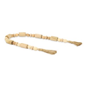 Cheung's Wistan Hanging 4 Wood Bead Design Tassel Décor - 1 of 4