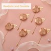 Unique Bargains Realistic Rose Boutonnieres Flower Pins for Wedding Ceremony 24 Pcs - 3 of 4