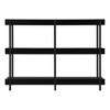Sapphtopaz Modern Console Table with 3-Tier Open Shelves Narrow Entryway Table with Metal Legs Accent Couch Table for Living Room, Entryway - 3 of 4