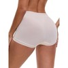 INSPIRE CHIC Women's Full Coverage Maternity Underwear Plus Size High Waisted Ice Silk Invisible Breathable Panties - 2 of 4