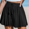 Women's Elastic Waist Flared Leg Ruffle Shorts - Cupshe - image 2 of 4