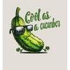 Cool As A Cucumber Humor Adult Long Sleeve Hoodie - 2 of 2