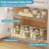 LOVMOR Pull Out Cabinet Organizer with Wooden Handle - 2 of 4