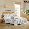 HLC.ME Floral Bed Sheets - Bed Sheet Set - Wrinkle Resistant & Ultra Soft - Fits Mattresses up to 15 Inches Deep - 3 of 4