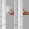 PAGED Metallic Print Total Blackout Curtains for Bedroom,Window Curtain Panels with Grommet Top,Curtains for Living Room,Machine Washable - 3 of 4