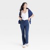 Women's High Waisted Flare Leggings with Ruched Waistband - A New Day™ - 3 of 3