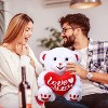 Press its hand to hear "I Love You"—a soft, blushing plush bear that makes the perfect romantic Valentine's gift for anyone - 3 of 4