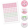 Big Dot of Happiness Golf Girl - Pink Birthday Party or Baby Shower Round Candy Sticker Favors - Labels Fits Chocolate Candy (1 sheet of 108) - 2 of 4