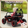 Garvee 24V 2-Seater Ride-On UTV for Kids, 400W Electric Car with Remote, LED Lights, Music, Metal Frame, Four-Wheel Suspension - 3 of 4