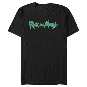 Men's Rick And Morty Classic Electrical Buzz Logo T-Shirt - 1 of 4