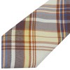 INSPIRE CHIC Plaid Woven Self-tied Striped Skinny Necktie 2.8" for College Graduation Campus 1 Pc - 4 of 4