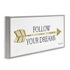 Stupell Industries Follow Your Dreams with Arrow, 24" x 10" - 3 of 4