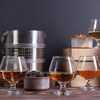 Juvale Set of 4 Whiskey Glasses for Spirits, Short Stem Wine Glass Set for Bourbon Snifter, Cognac, Brandy, Cocktails, 13oz - 3 of 4