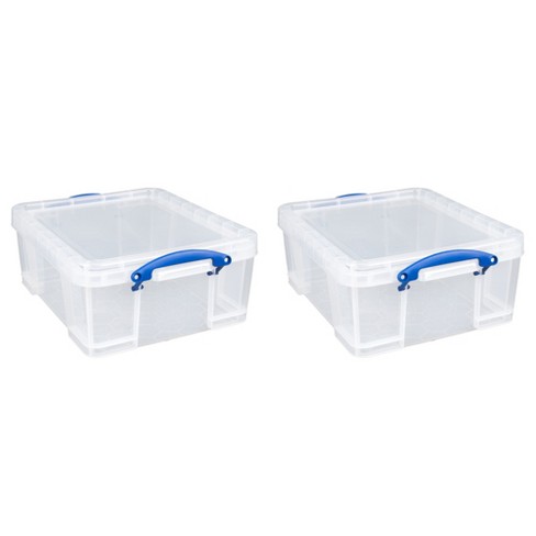 Really Useful Box 17 Liter Plastic Stackable Storage Container W