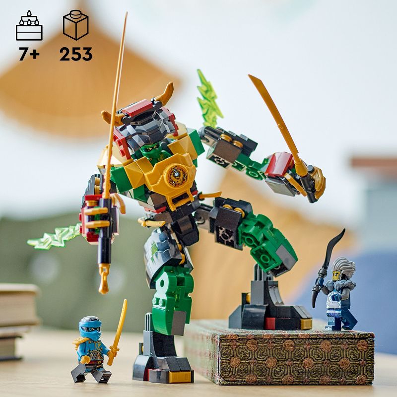 LEGO NINJAGO Lloyd&#39;s Elemental Power Mech Ninja Gift Toy 71817, 3 of 7