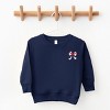 The Juniper Shop Patriotic Bow Star Coquette Toddler Sweatshirt - 2 of 4