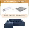 Dolonm Single Recliner Sofa: 300lb Capacity, Chenille Fabric, Ergonomic Design for Living Room/Study -6 Color - 3 of 4