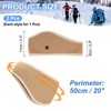 Unique Bargains Polar Fleece Stretchy Running Sweatband Ear Warmer Headbands 2 Pcs - 2 of 3