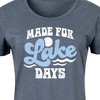 Women's - Instant Message - Made For Lake Days Graphic T-shirt Dress - 2 of 4